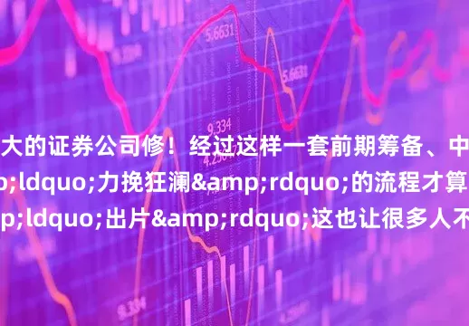 最大的证券公司修！经过这样一套前期筹备、中期执行后期&ldquo;力挽狂澜&rdquo;的流程才算真正的&ldquo;出片&rdquo;这也让很多人不禁想问这么折腾地&ldquo;出片&rdquo;图啥？探求&ldquo;出片&rdquo;的心理一方面是每个人都想记录下自己美好的一面成为日后可以翻阅的美好回忆看到完美的自己身处美丽的风
