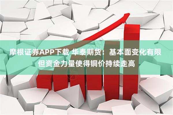 摩根证券APP下载 华泰期货:基本面变化有限 但资金力量使得铜价持续走高