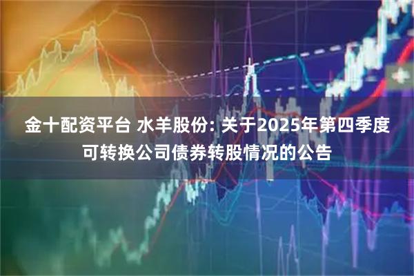 金十配资平台 水羊股份: 关于2025年第四季度可转换公司债券转股情况的公告